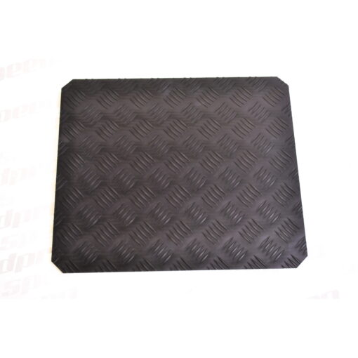 Aluminium ECOLINE floor mat – black