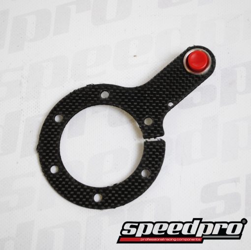 Button holder – one button – CARBON