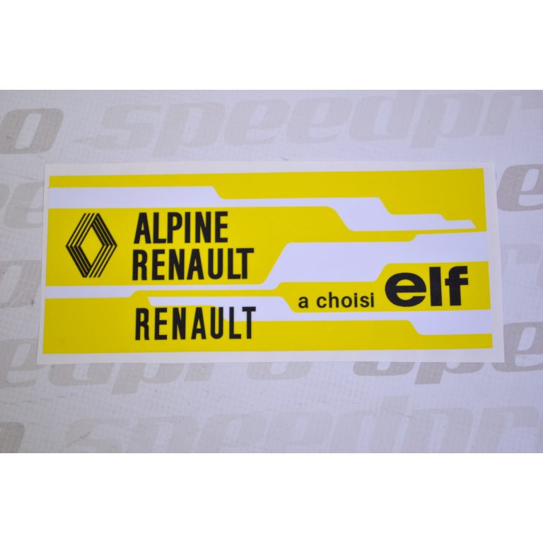 Samolepka –  ALPINE RENAULT ELF