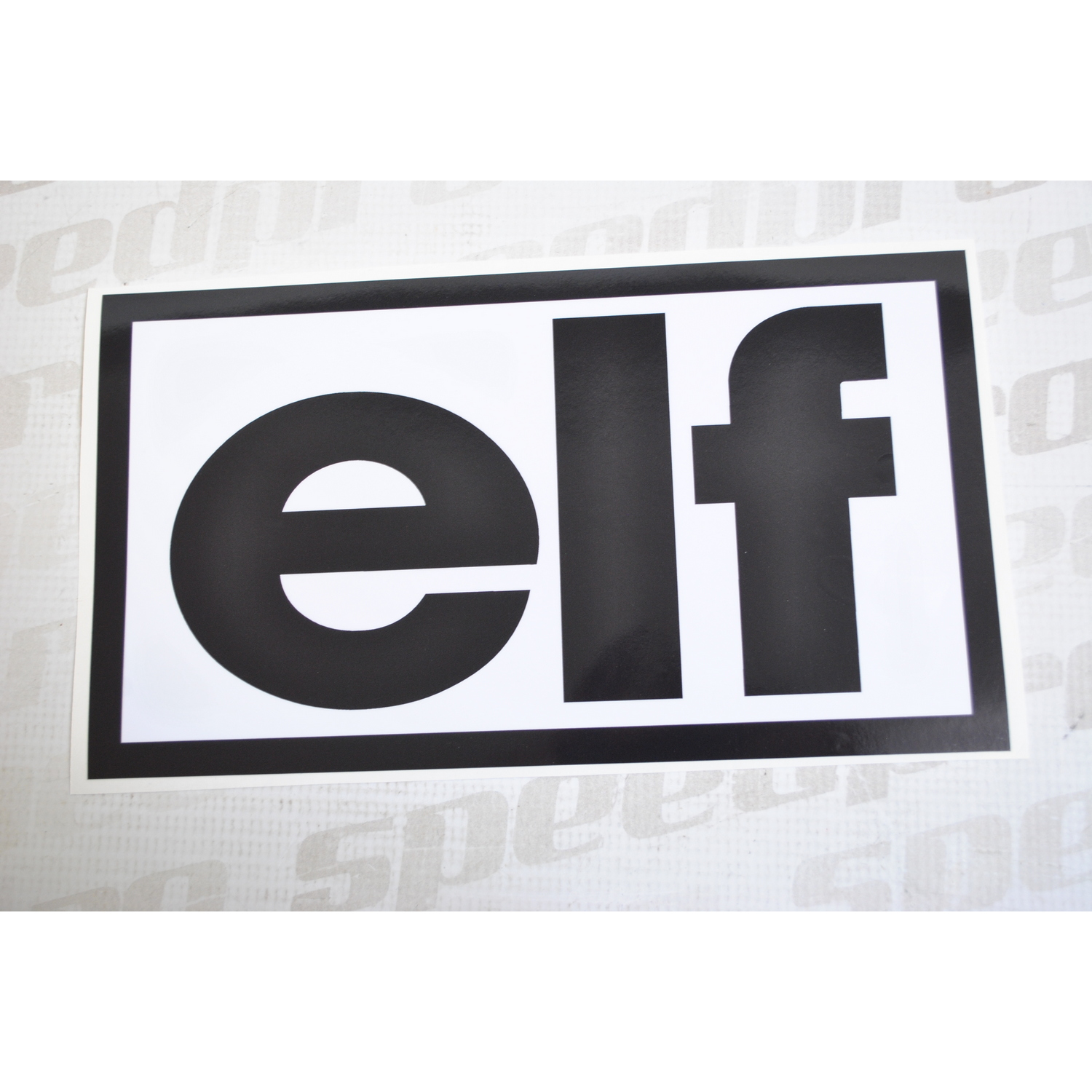 Samolepka – ELF – název rámeček