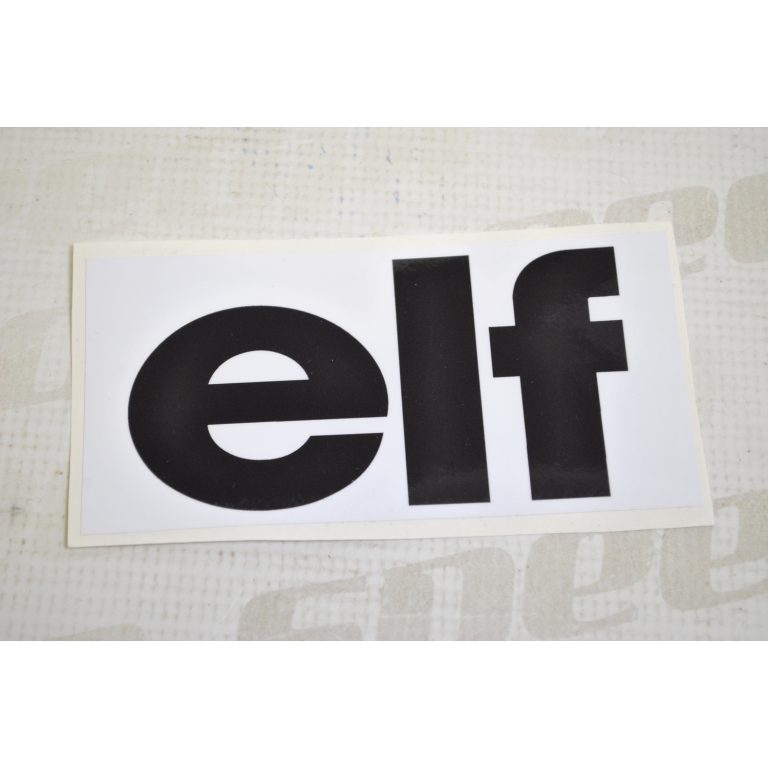 Samolepka – ELF – název