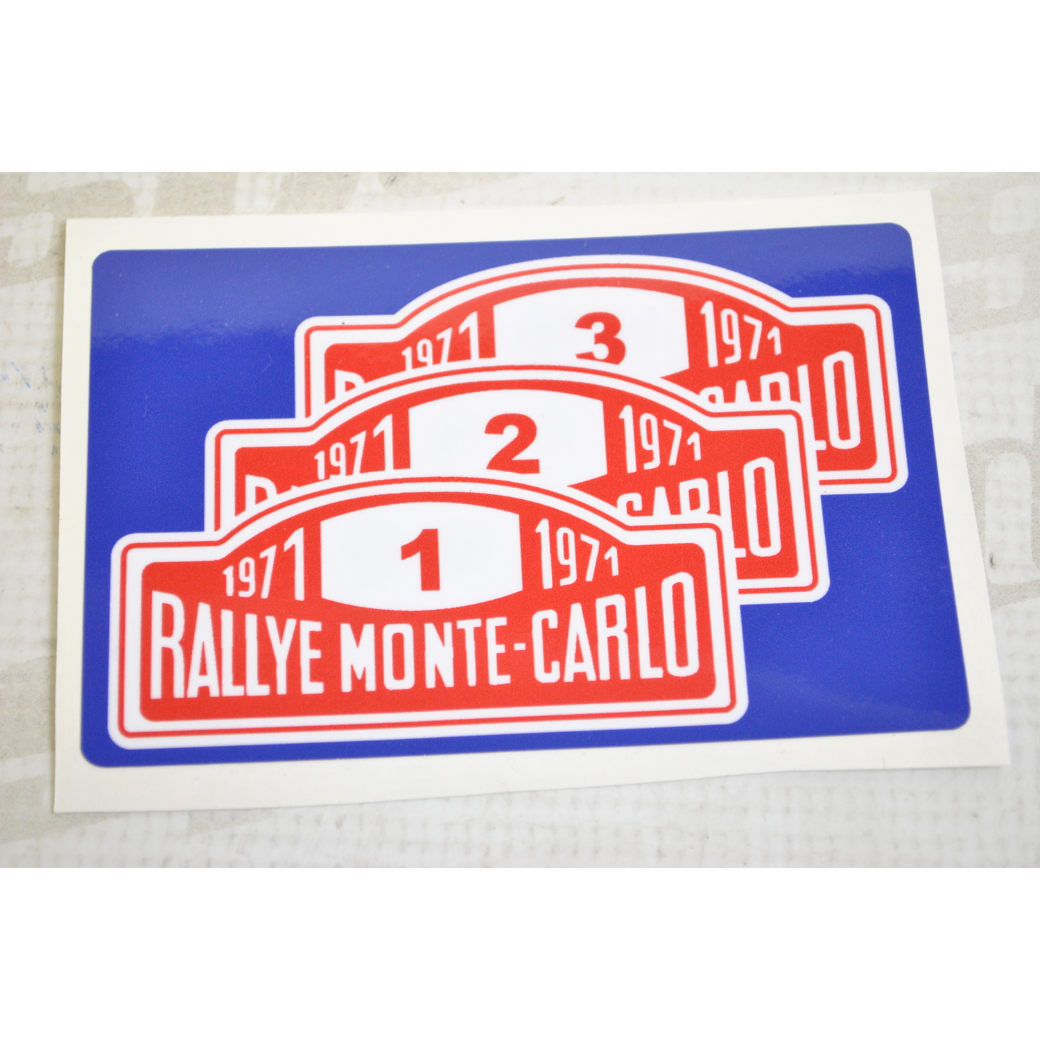 Samolepka - RALLYE MONTE-CARLO 1971
