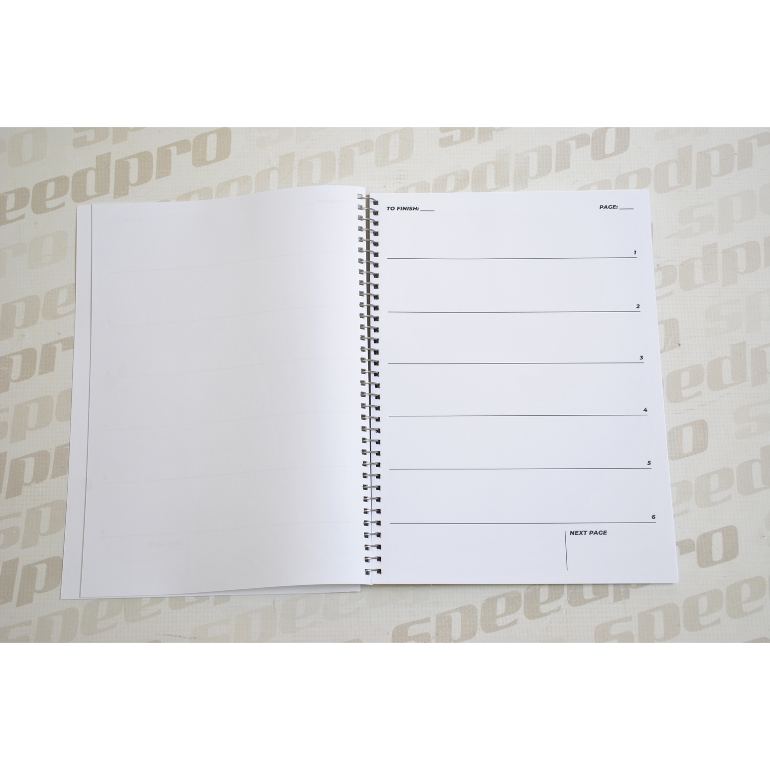 Sešit spolujezdce -PACENOTE BOOK SPEEDPRO – A4 / 40 stran - 3