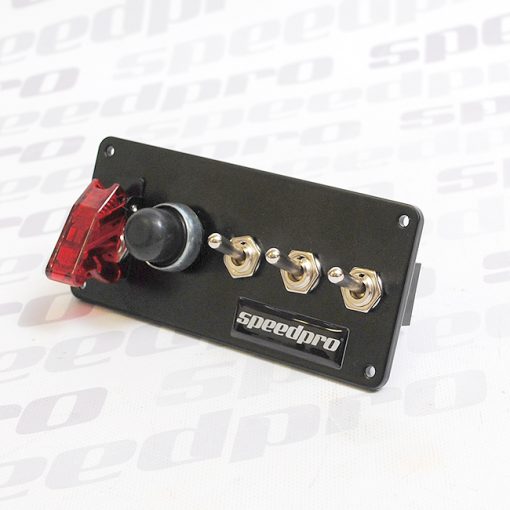Speedpro startovací panel, 4x spínač, 1x startovací tlačítko - CARBON